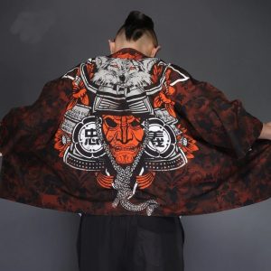 Haori – Veste Kimono homme Grande Vague de Kanagawa 4