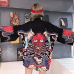 Veste kimono femme monstres japonais 2