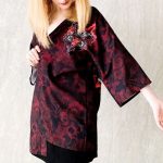 Veste kimono femme guerrier japonais 3