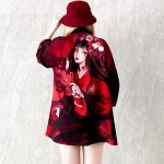 Veste kimono femme Geisha Hannya 2