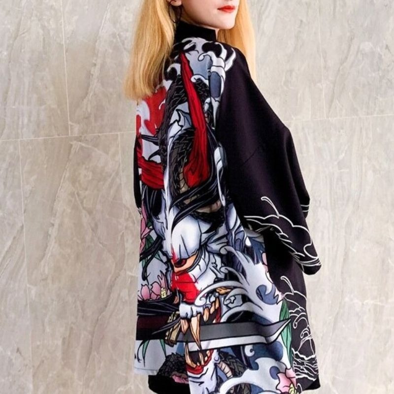 Veste kimono femme Hannya 3