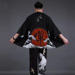 Haori – Veste Kimono homme Grande Vague de Kanagawa 3