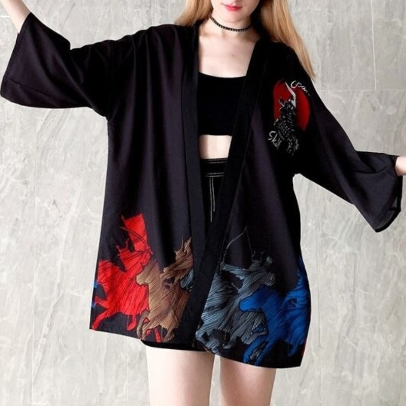 Veste kimono femme samouraï 3