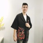 Haori – Veste Kimono homme geisha 4