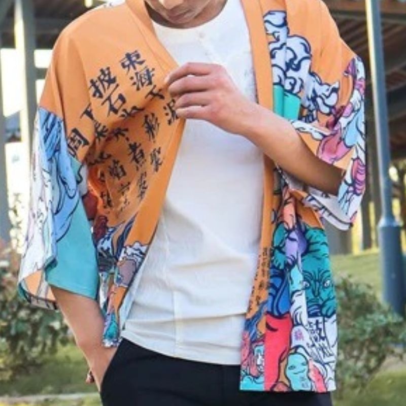 Veste Kimono japonais homme 5