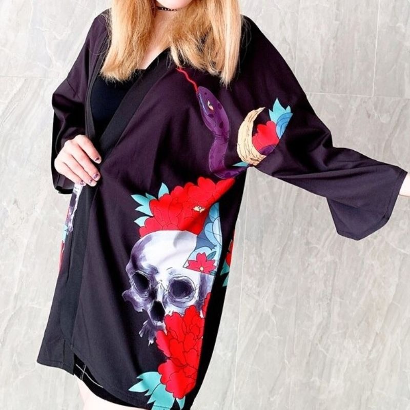 Veste kimono femme sensu japonais 3