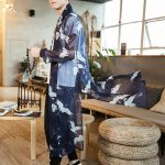 Veste Kimono homme tsuru transparent 5