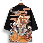 Veste kimono femme navire Neko 2