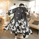 Veste kimono long homme Tsuru Kagayaku™ 4