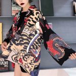 Veste kimono femme monstres japonais 3