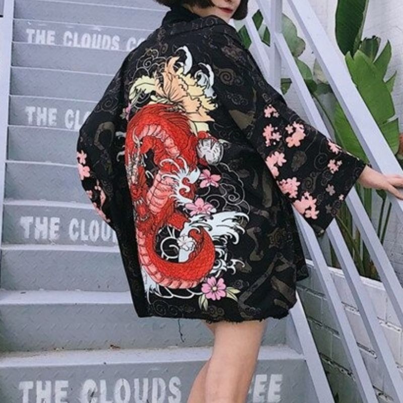 Veste kimono femme Ryu Céleste 3