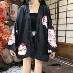 Veste kimono femme chat bonne fortune 3