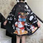 Veste kimono femme  Chat Japonais 5