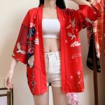 Veste kimono femme maneki neko 7