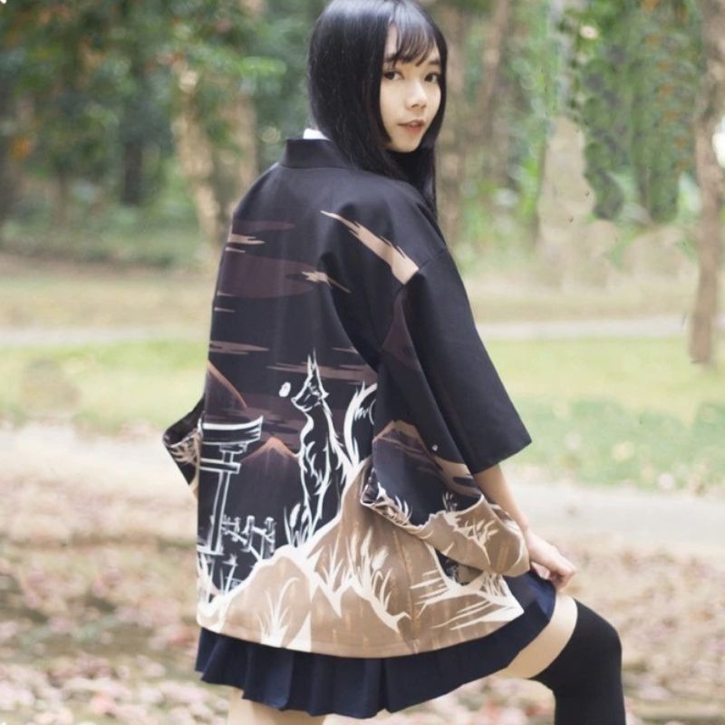 Veste kimono femme portail Torii 3