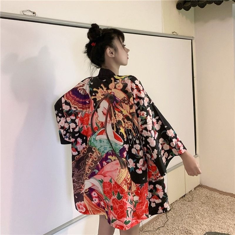 Veste kimono femme geisha 4