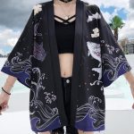Veste kimono femme faune marine 7