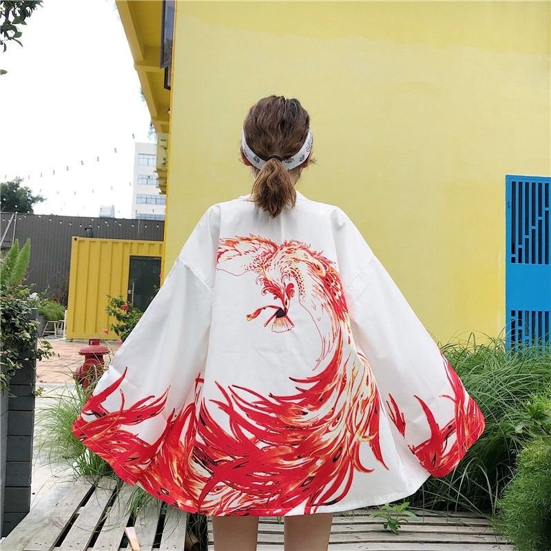 Veste kimono femme phoenix
