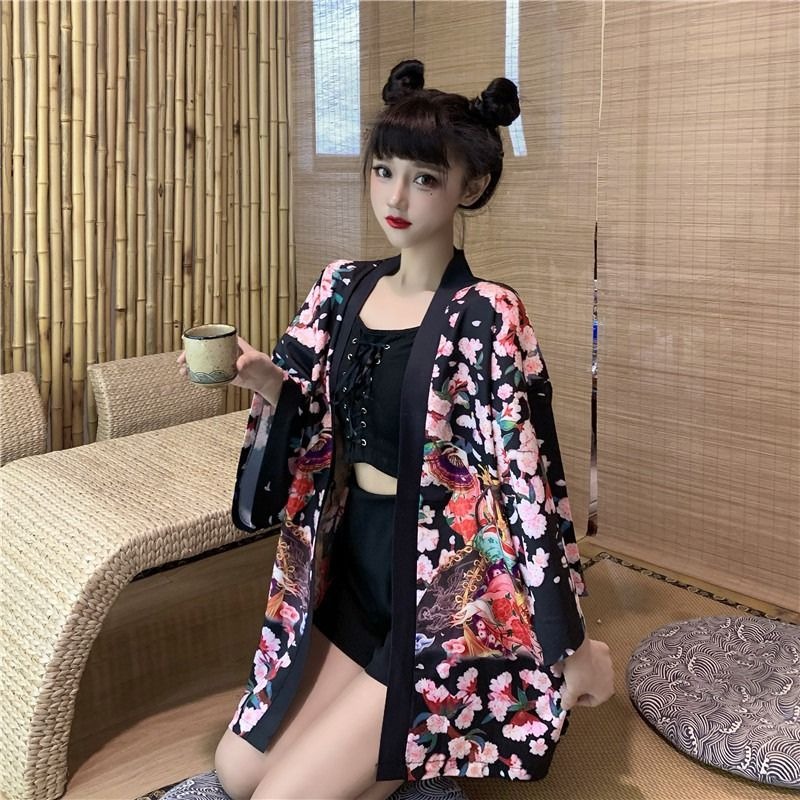 Veste kimono femme geisha 6