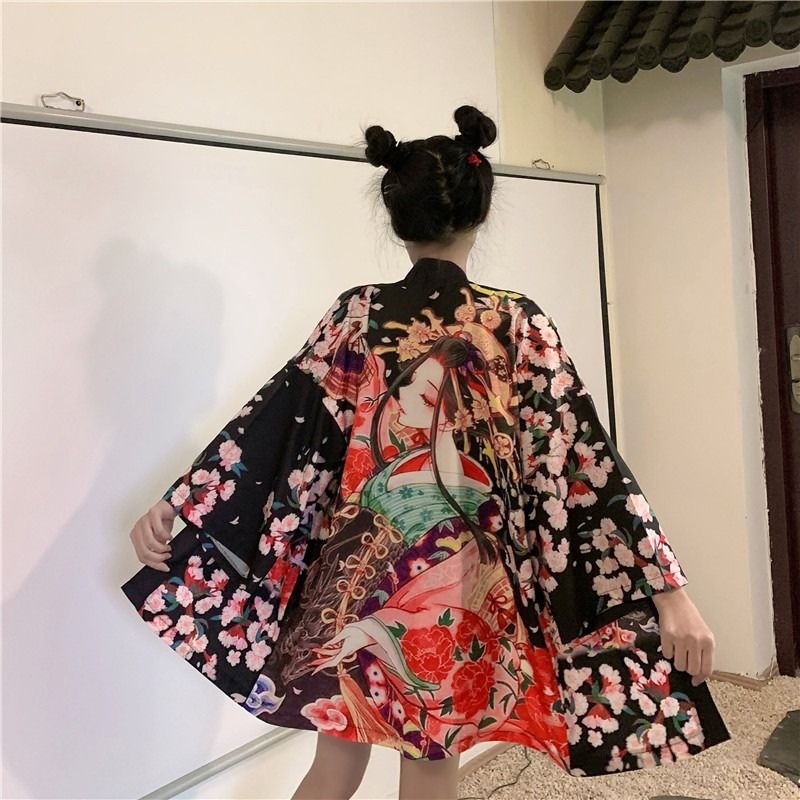 Veste kimono femme geisha 5