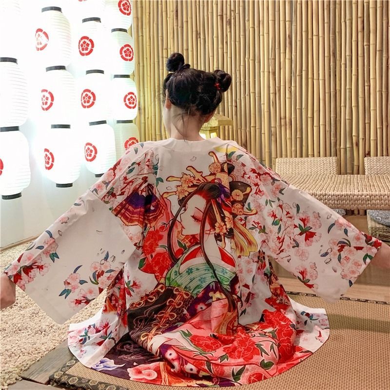 Veste kimono femme geisha 3