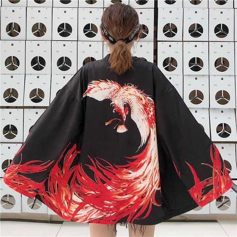 Veste kimono femme phoenix 3