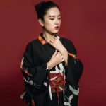 Kimono japonais traditionnel pour femme tanchō 8