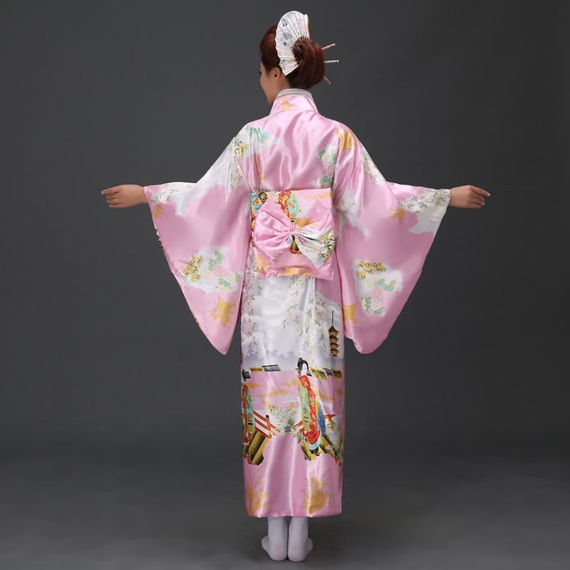 Kimono japonais traditionnel pour femme Sensōji 2