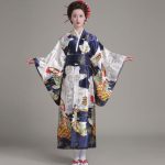 Kimono japonais traditionnel pour femme Sensōji 8