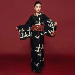 Kimono japonais traditionnel pour femme tanchō 2