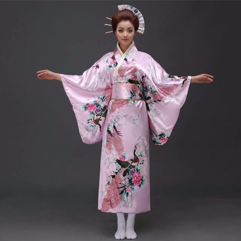 Kimono japonais traditionnel pour femme Sensōji