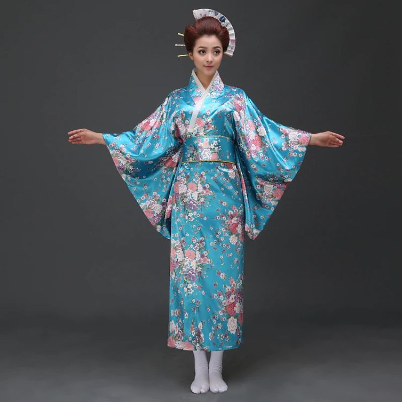 Kimono traditionnel japonais femme Ume 3