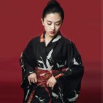 Kimono japonais traditionnel pour femme tanchō 7