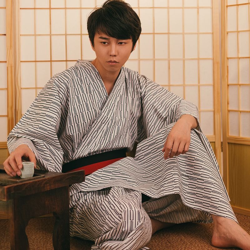Kimono homme japonais Kusari fundo 3