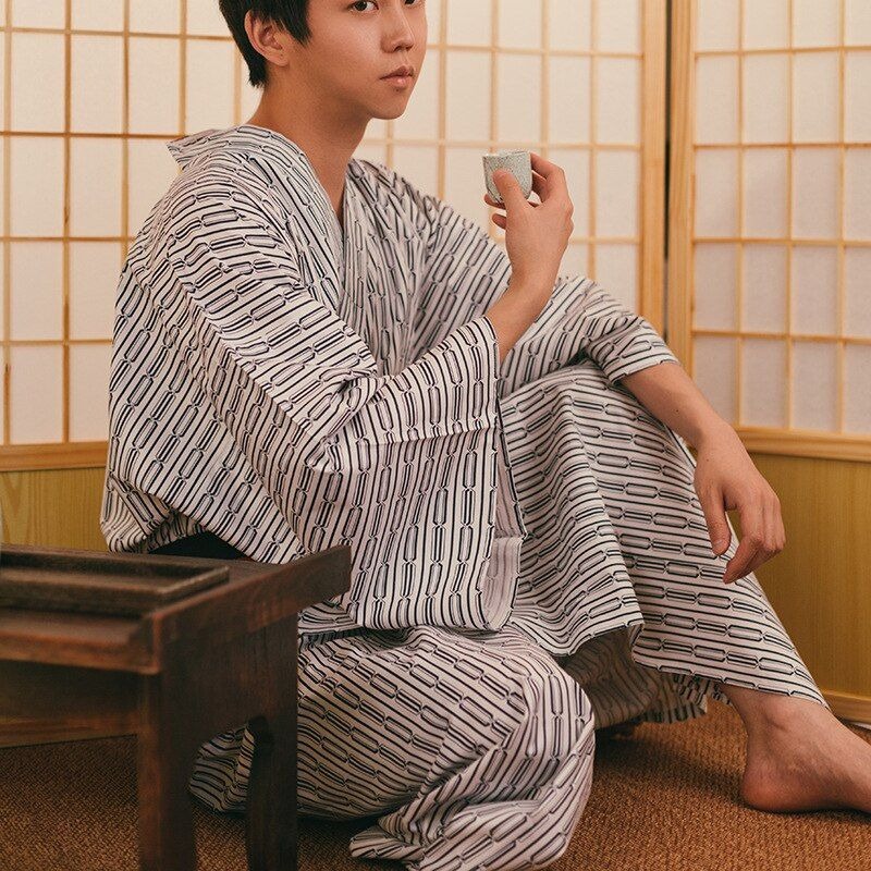Kimono homme japonais Kusari fundo 4