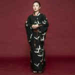 Kimono japonais traditionnel pour femme tanchō 6