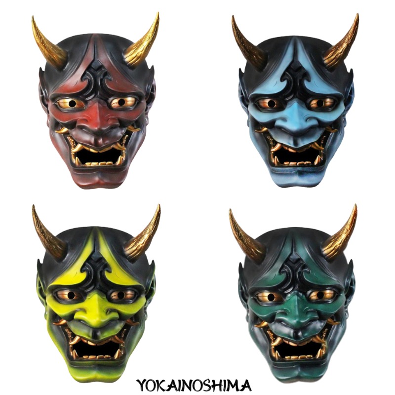 Masque démon japonais