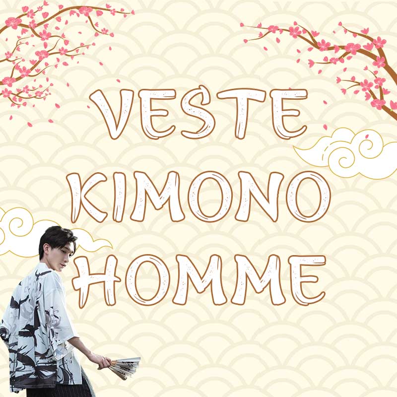 Veste kimono homme japonais