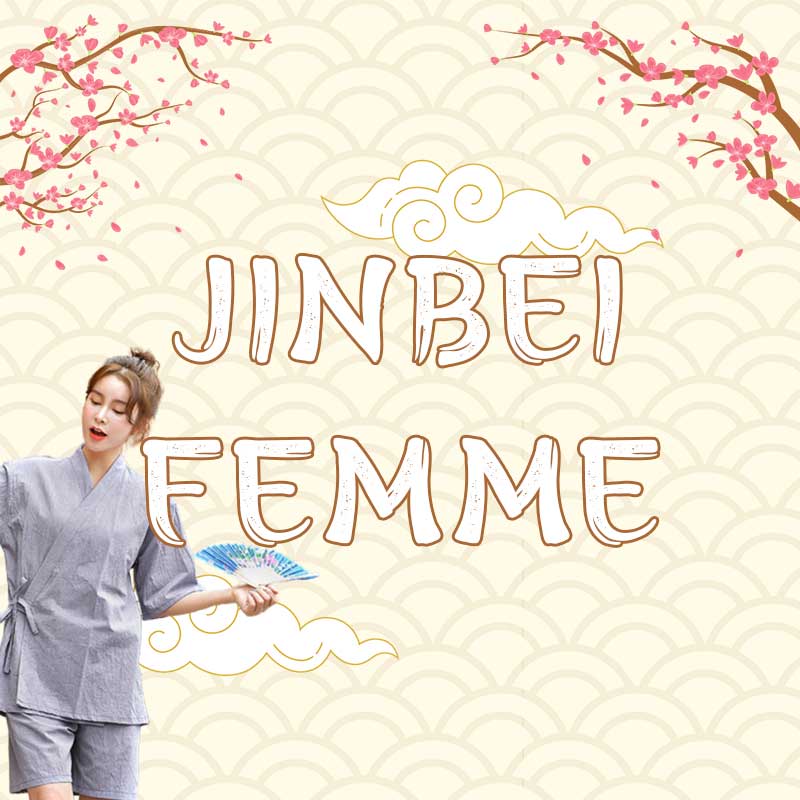 jinbei femme pyjama japonais