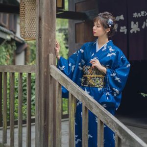 Kimono traditionnel japonais femme Akikusa 11