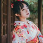 Kimono traditionnel femme – fleur de prunier 5
