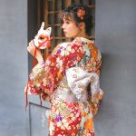 Kimono japonais traditionnel femme Asanoha 3