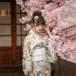 Kimono japonais traditionnel pour femme motif Temari 2