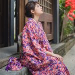 Kimono traditionnel japonais femme Akikusa 3